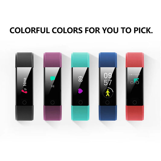 For Fitbit LCD Smartband Watch Fitness Tracke Heart Rate Blood Pressure Smart Bracelet Bluetooth-Compatible Waterproof Wristband Peaceful Pleasures Health and Wellness
