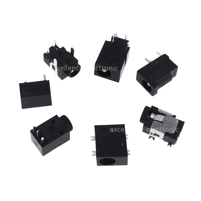 10PCS/LOT DC Power Jack Socket Connector 3.5*1.35MM 3.5X1.35 4.0x1.7mm Male / Female DC-002 DC003 DC023 DC-031 DC033 Peaceful Pleasures Health and Wellness