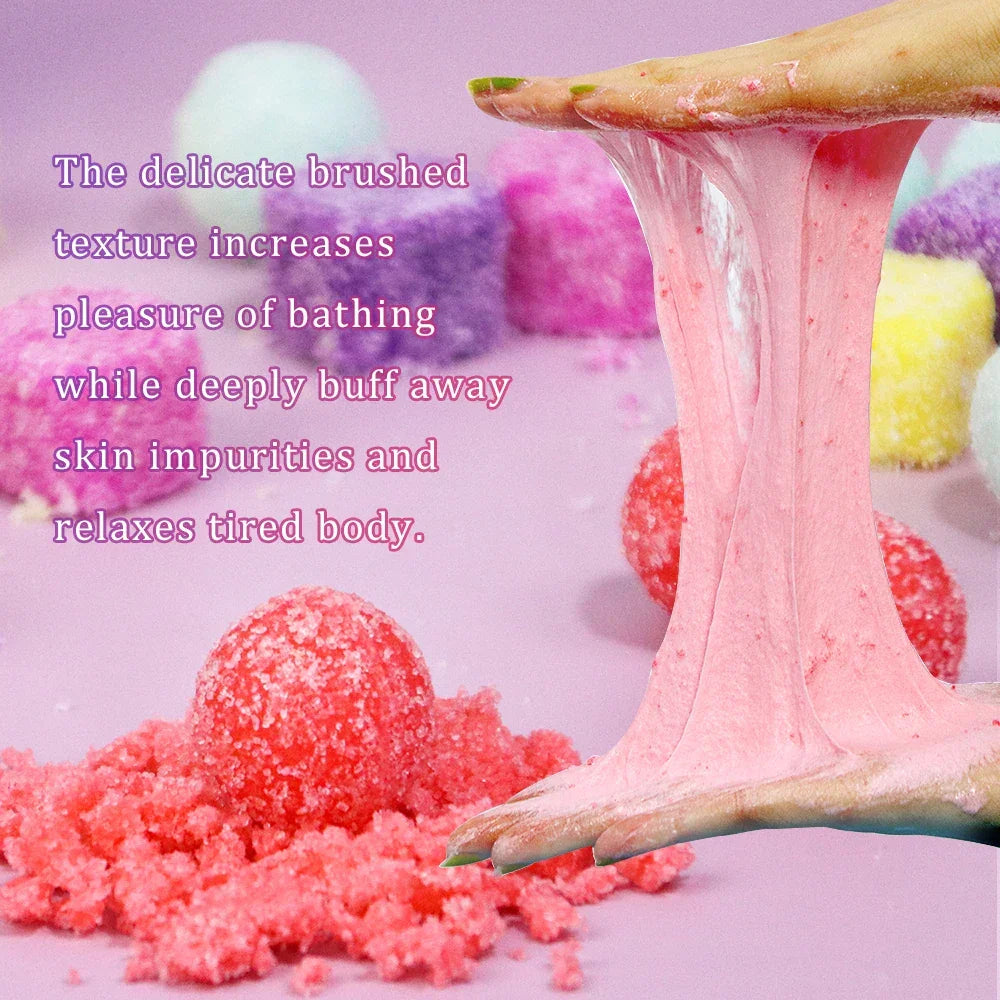 Sugar Cube Body Scrub – Exfoliating Bath Ball Peaceful Pleasures Health and Wellness