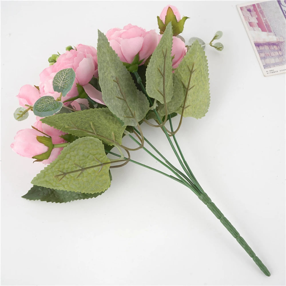 30cm Silk Peony Artificial Roses | Wedding & Home Decor