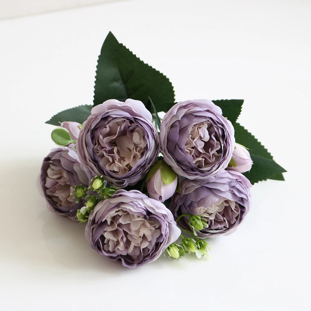 30cm Silk Peony Artificial Roses | Wedding & Home Decor