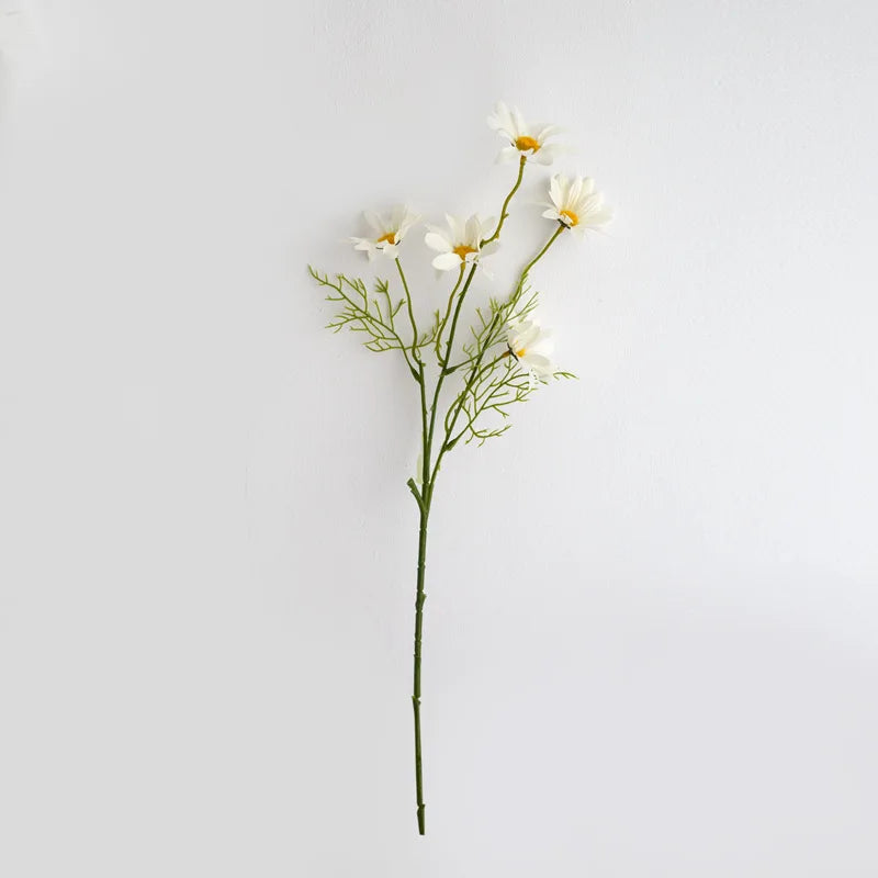 Silk Daisy Chrysanthemum Artificial Flower Bouquet – 1 or 3 Pcs