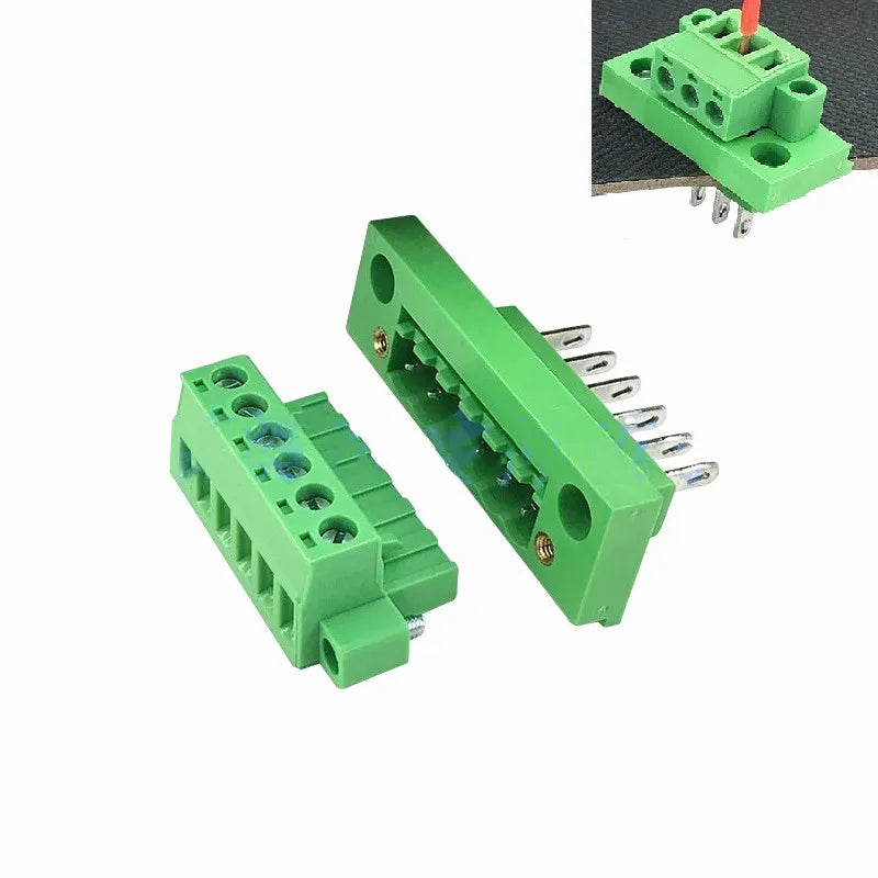 5sets KF2EDGWB 5.08 2/3/4/5/6/7/8/9/10/12Pin Wall Terminal Plug Type 5.08mm Pitch Connector Pcb Screw Terminal Block Peaceful Pleasures Health and Wellness