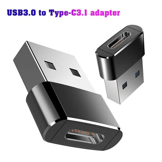 USB 3.0 Type-A to USB-C Female Adapter | Charge & Data Sync USB Adapter Oasis Select