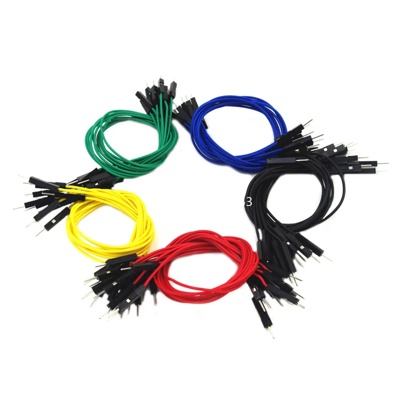 50pcs DIY Electronic Kit Breadboard Dupont Cable For Arduino 20cm 2.54mm Line Male Female Dupont Jumper Wire Cable 1P Connector Peaceful Pleasures Health and Wellness