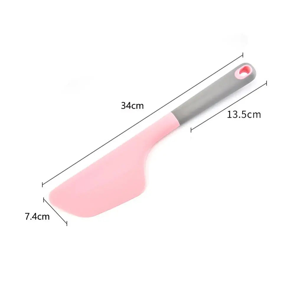 Flexible Silicone Cake Spatula & Baking Scraper | Butter Spreader, Batter Mixer & Cake Tool – Random Color