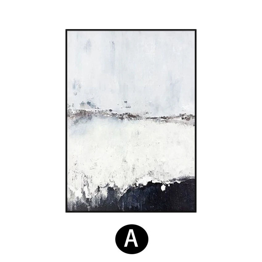 Nordic Modern Abstract Painting On The Walls Handmade Canvas Oil Painting On Canvas Art Poster Hanging Picture For Living Room Peaceful Pleasures Health and Wellness