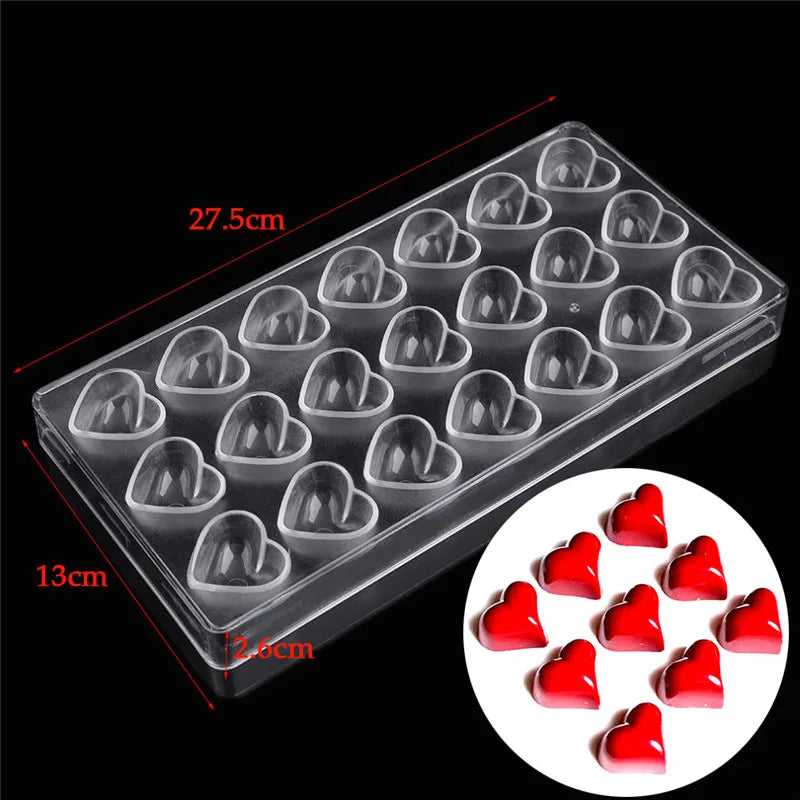 3D Polycarbonate Chocolate Bar Mold Tray | Heat-Safe DIY Candy & Pastry Baking Mold