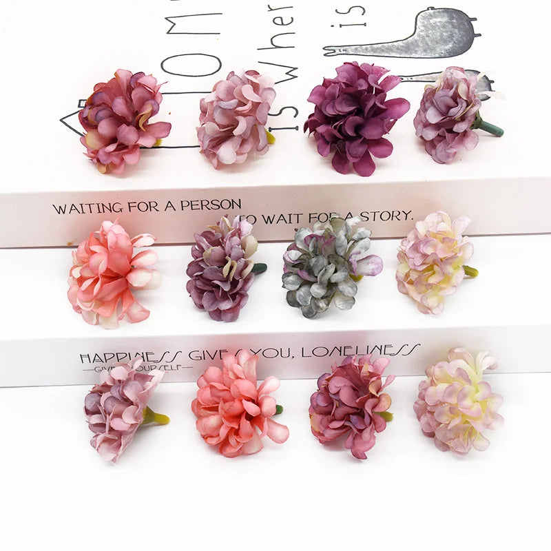 Artificial Silk Hydrangea Flowers – Wedding & Home Decor 20/40pc