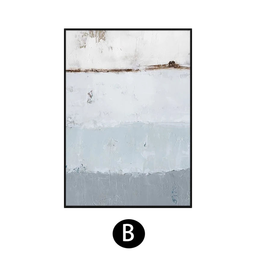 Nordic Modern Abstract Painting On The Walls Handmade Canvas Oil Painting On Canvas Art Poster Hanging Picture For Living Room Peaceful Pleasures Health and Wellness No frame 3 100cmx180cm
