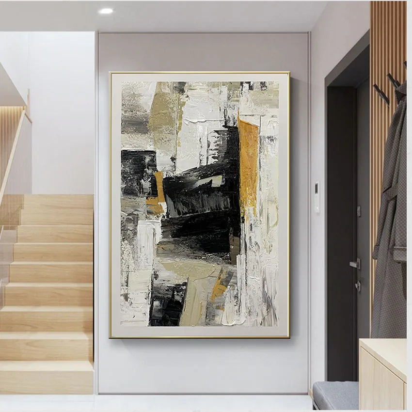 Abstract Handmade Canvas Frameless Oil Painting Wall Decoration, Art Picture, Size Can Be Customized to hang in the Hotel Ro Peaceful Pleasures Health and Wellness
