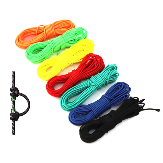 15m Compound Bow D Loop Release String Nocking Ring Buckle Rope U Aid Peaceful Pleasures Health and Wellness Yellow