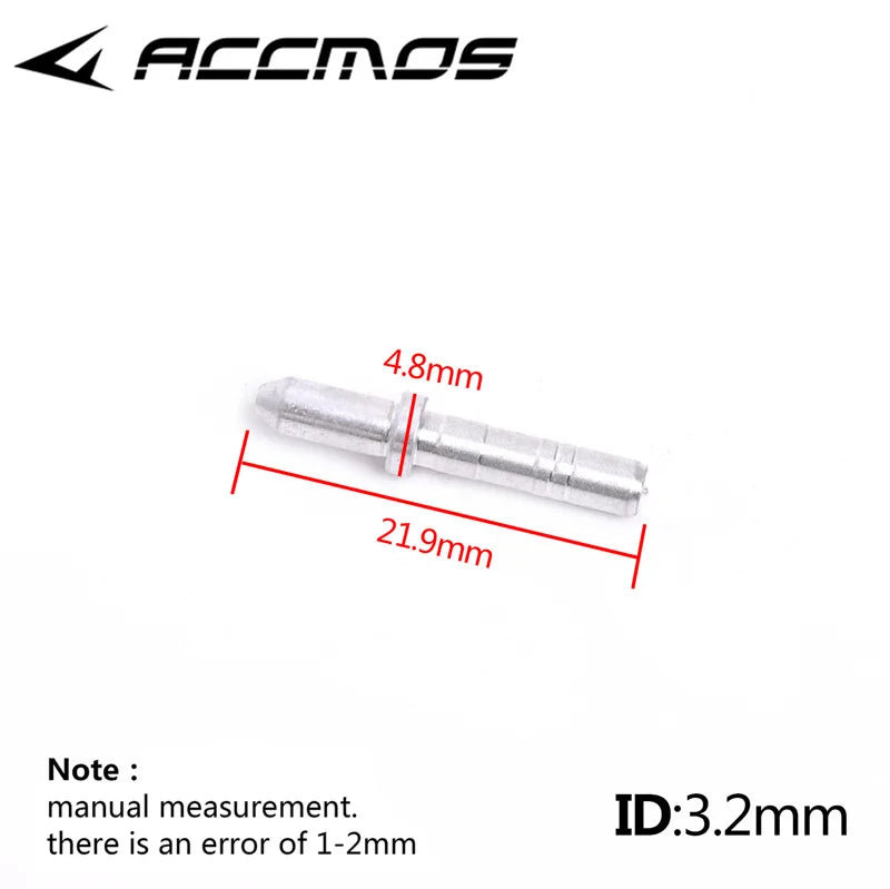 Archery Compound Recurve Bow Arrows Aluminum Nock Pin Arrow Shaft ID