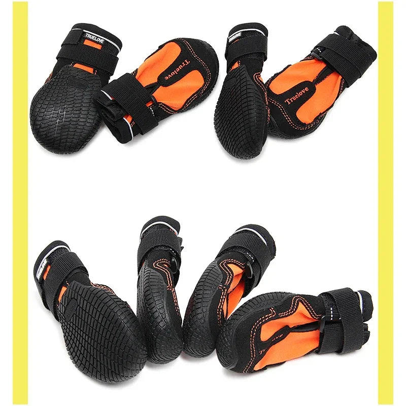 Truelove Water-Resistant Anti-Slip Dog Boots with Reflective | TLS4861 Peaceful Pleasures Health and Wellness