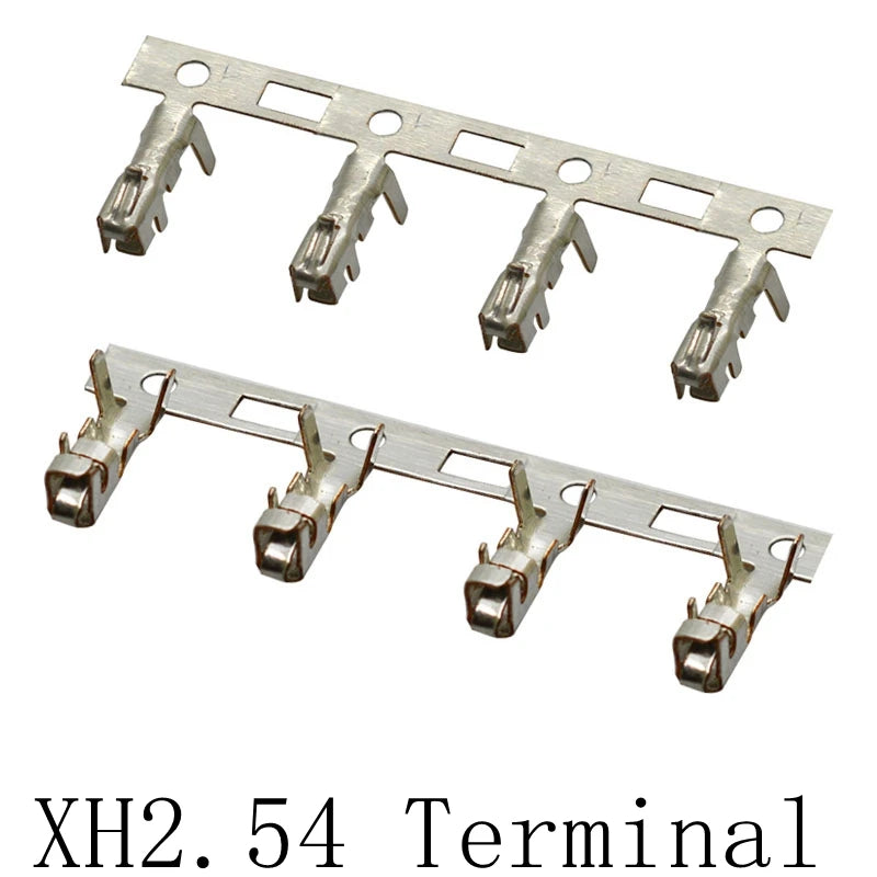 100pcs Line Pressing Terminal Reed XH2.54 PH2.0 CH3.96 VH3.96 KF2510 Dupont SM ZH1.5 JST1.25 SH1.0 Strip Metal Needle Peaceful Pleasures Health and Wellness XH2.54mm Female