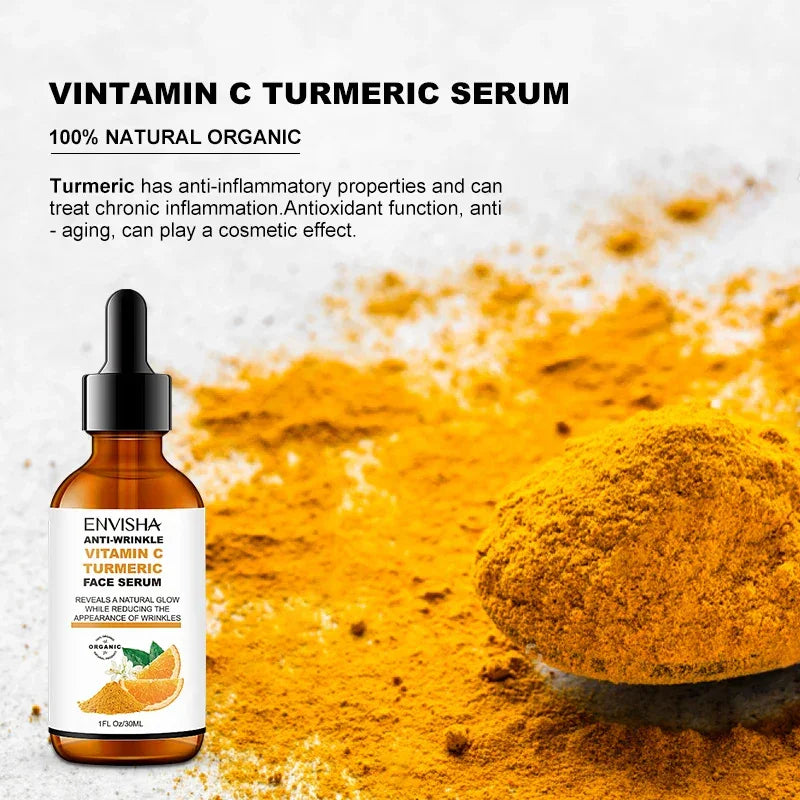 ENVISHA Vitamin C & Turmeric Brightening Face Serum Face Serum ENVISHA