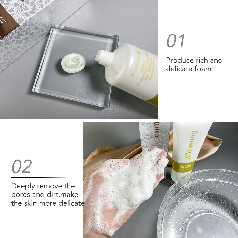 AILKE Rose Collagen Brightening 5-in-1 Face Cream Set