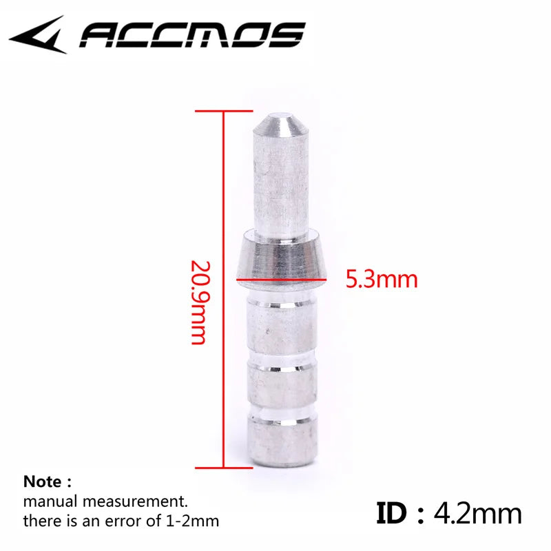 Archery Compound Recurve Bow Arrows Aluminum Nock Pin Arrow Shaft ID