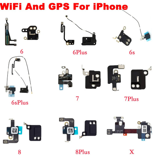 WiFi Antenna Flex Cable & GPS Cover for iPhone 6 7 8 X Phone Repair Part Oasis Select