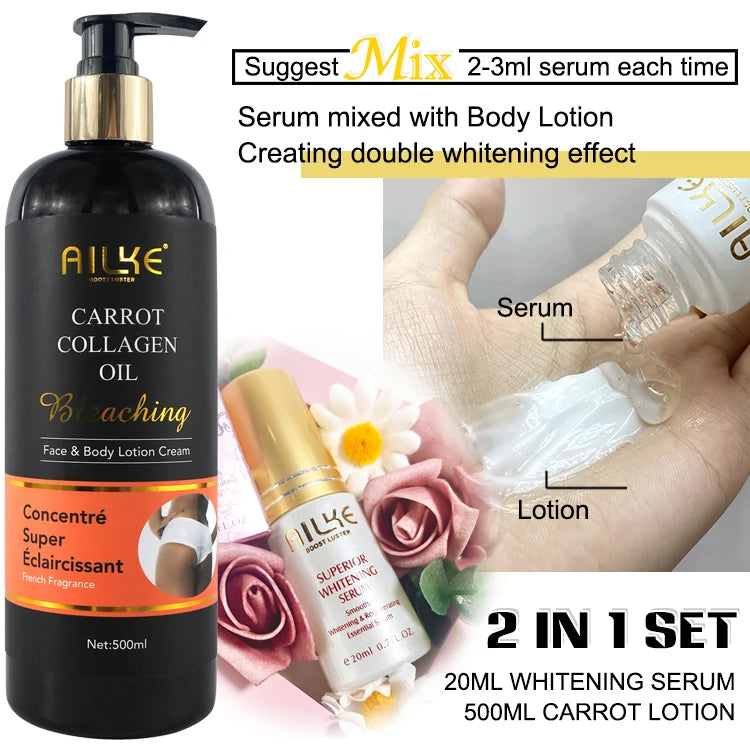 AILKE Brightening Moisturizing Body Lotion – Even Skin Tone 500ml