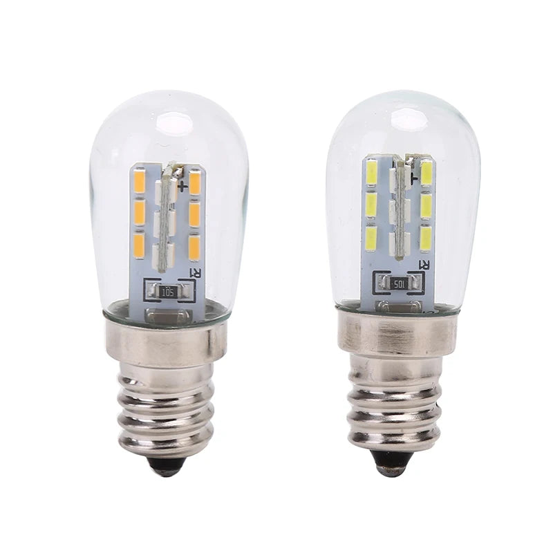 E12 LED Bulb 220V Globe Glass Lamp – Refrigerator & Sewing Machine