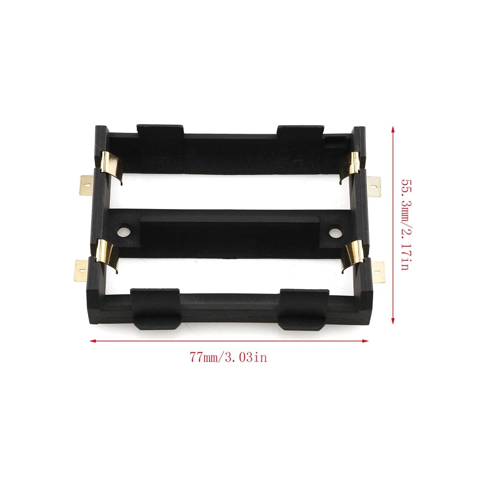 DIY Battery Holder Box for 2pcs 26650 Batteries Holders Pack Spacer Frame Radiating Holder Plastic Bracket Peaceful Pleasures Health and Wellness