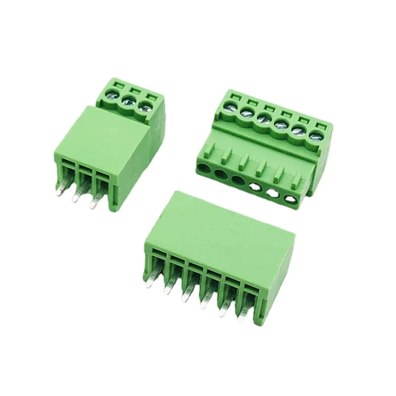 5sets 15EDG 2.54mm Pitch Screw Wiring Plug-in Terminal Plug Welding Plate Socket 2.54 Plug + Pin Header Socket 2p 3p 4p 5p 6p Peaceful Pleasures Health and Wellness