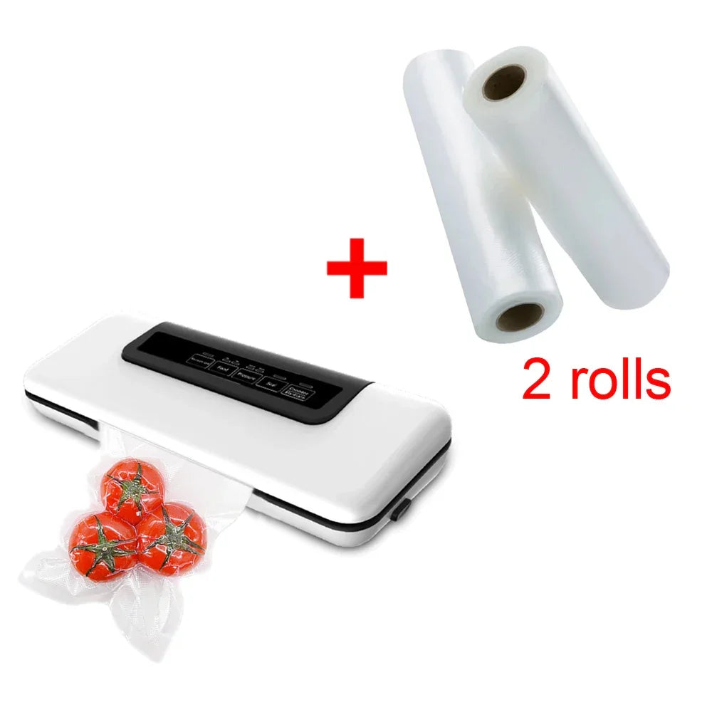 BioloMix Vacuum Sealer – Dry & Wet Food Saver with 10 Bags Vacuum Sealer BioloMix with 2 rolls bags 220-240V AU Plug UKRAINE