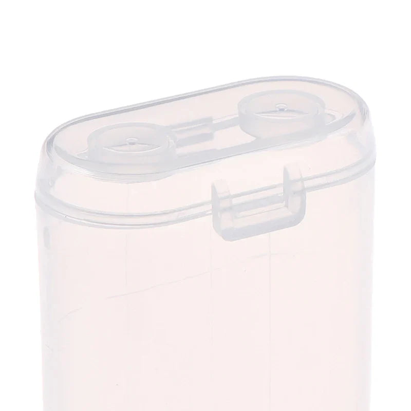 18650 Battery Storage Case – Clear Waterproof Holder, 2-Cell