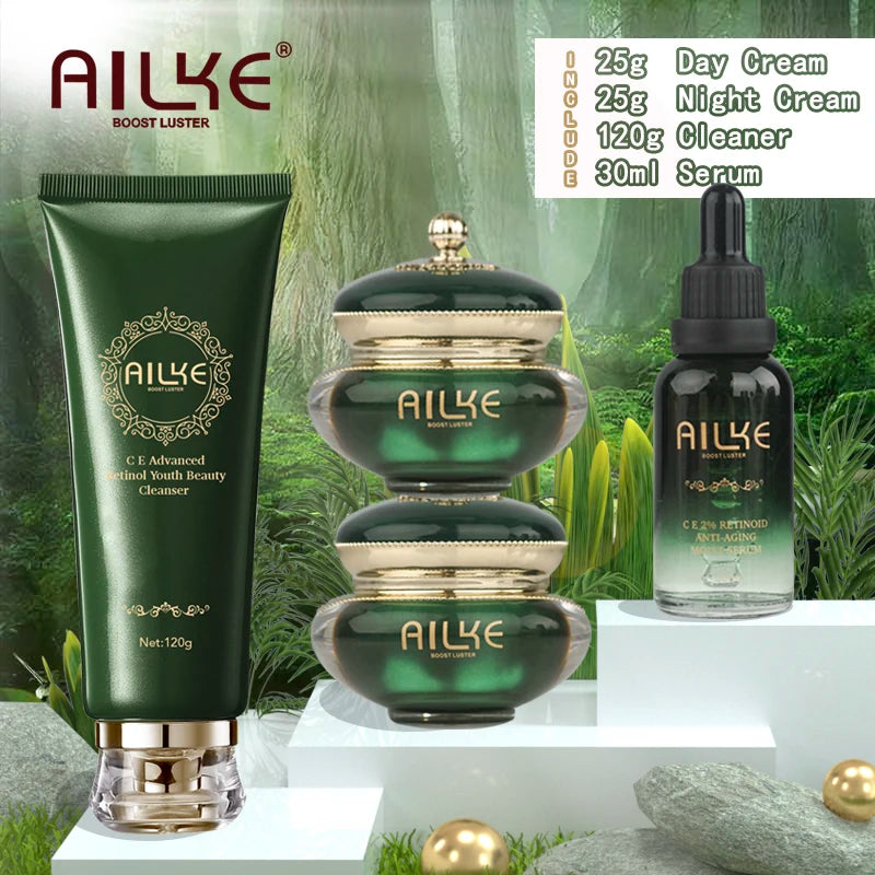 AILKE Retinol Brightening Face Cream Set – Firming & Anti-Aging