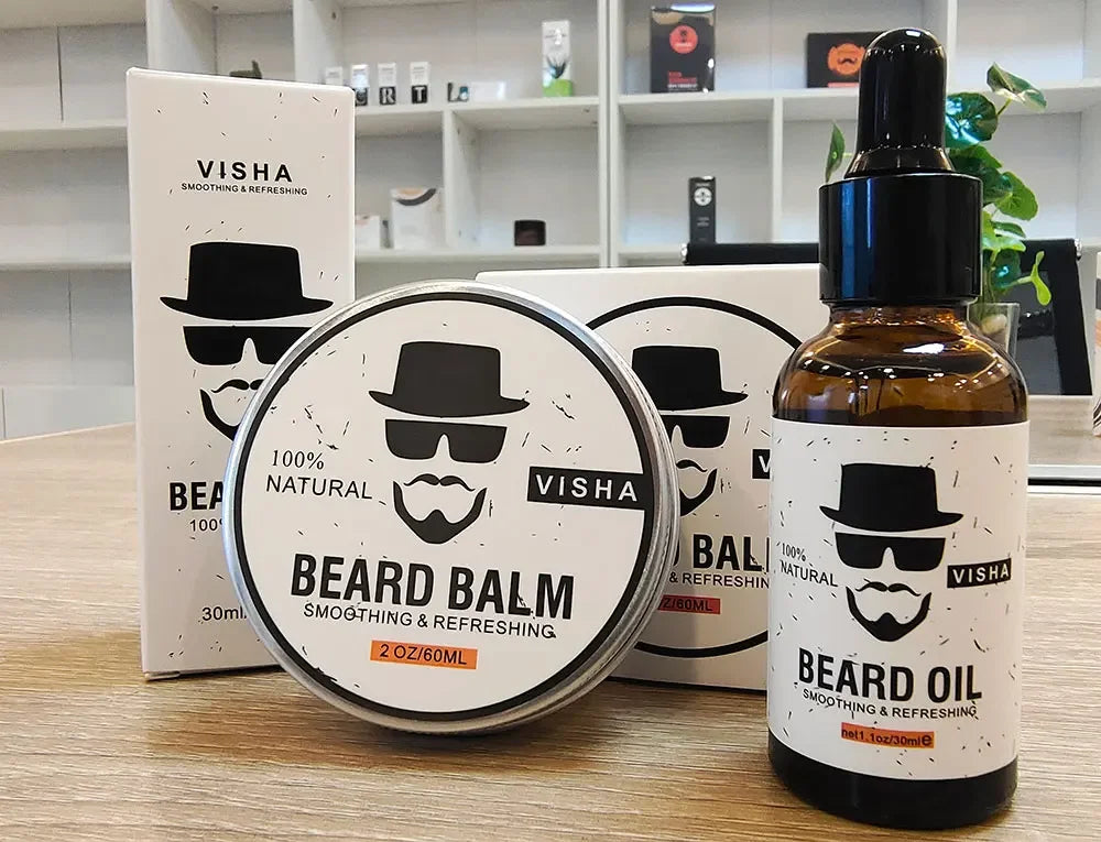 ENVISHA Beard Oil & Cream – Growth, Grooming & Moisturizing Peaceful Pleasures Health and Wellness