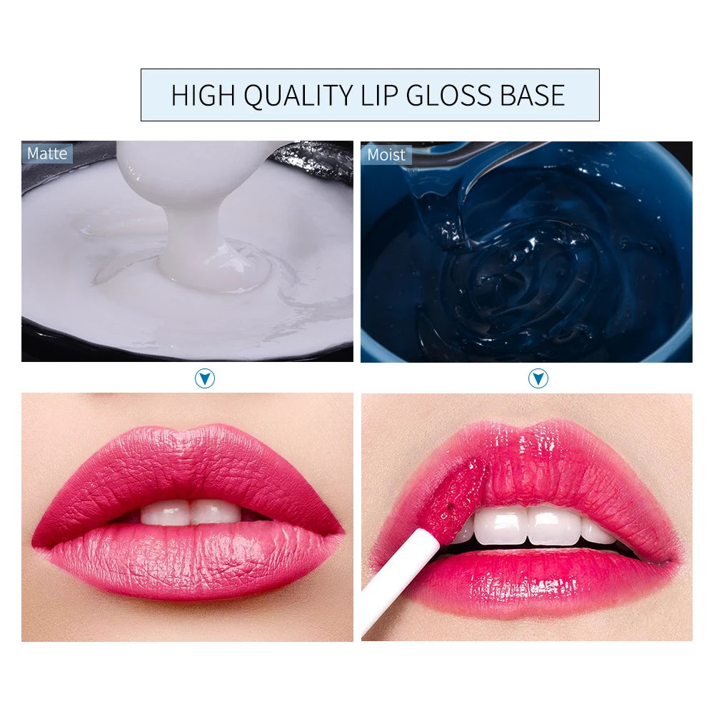 200ml Versa gel Lip Gloss Base Gel for Lip Glaze Material Odorless Moisturizing Matte Lipgloss Base for DIY Lip Gloss Lakerain Peaceful Pleasures Health and Wellness