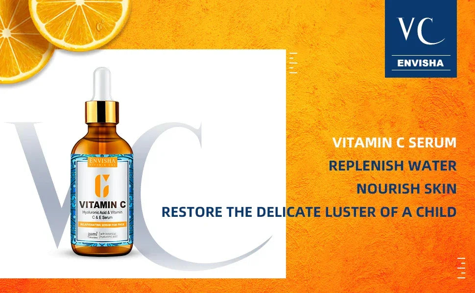 ENVISHA Face Serum – Vitamin C, Retinol & Hyaluronic Acid Face Serum ENVISHA