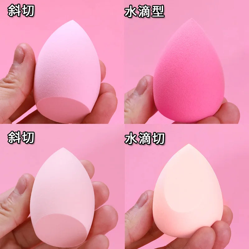 4-Pack Makeup Blending Sponge Puffs | Dry & Wet Foundation