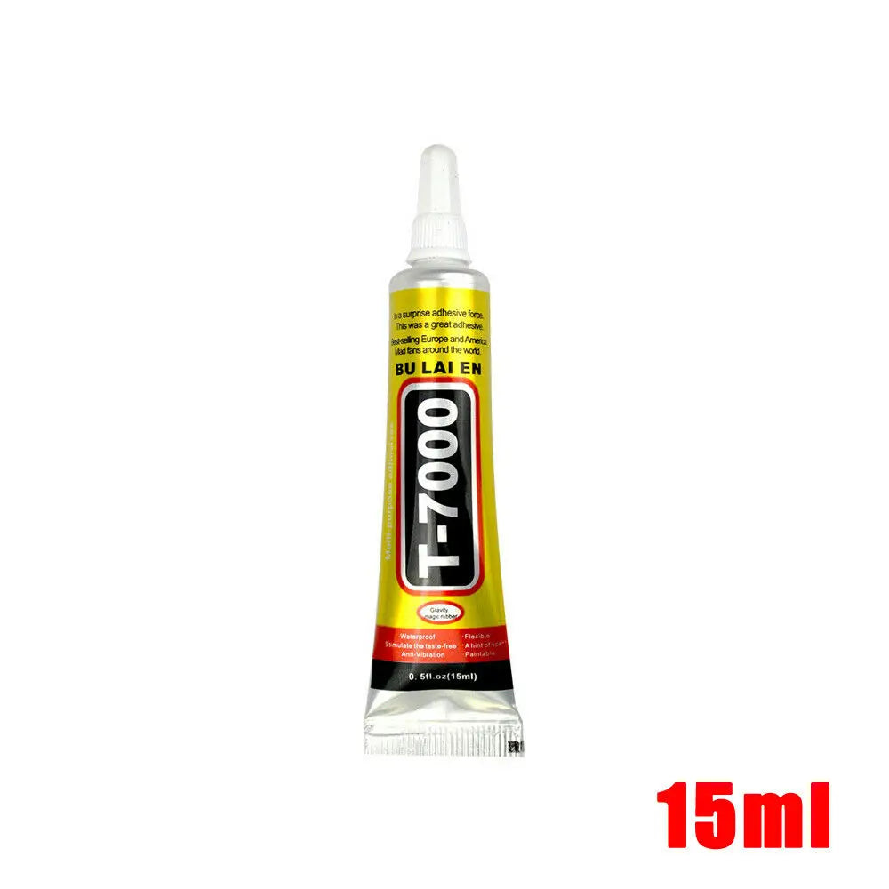 15ML T7000 Glue Super Adhesive Cell Phone Touch Screen Repair Frame Sealant Anti-Vibration And Waterproof Glue Stable Quality Peaceful Pleasures Health and Wellness