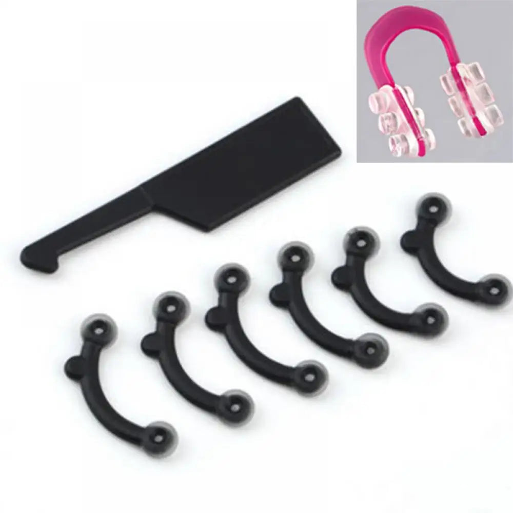 Nose Shaper Lifting Clips – 2 Sets, 3 Sizes | Silicone & Acrylic