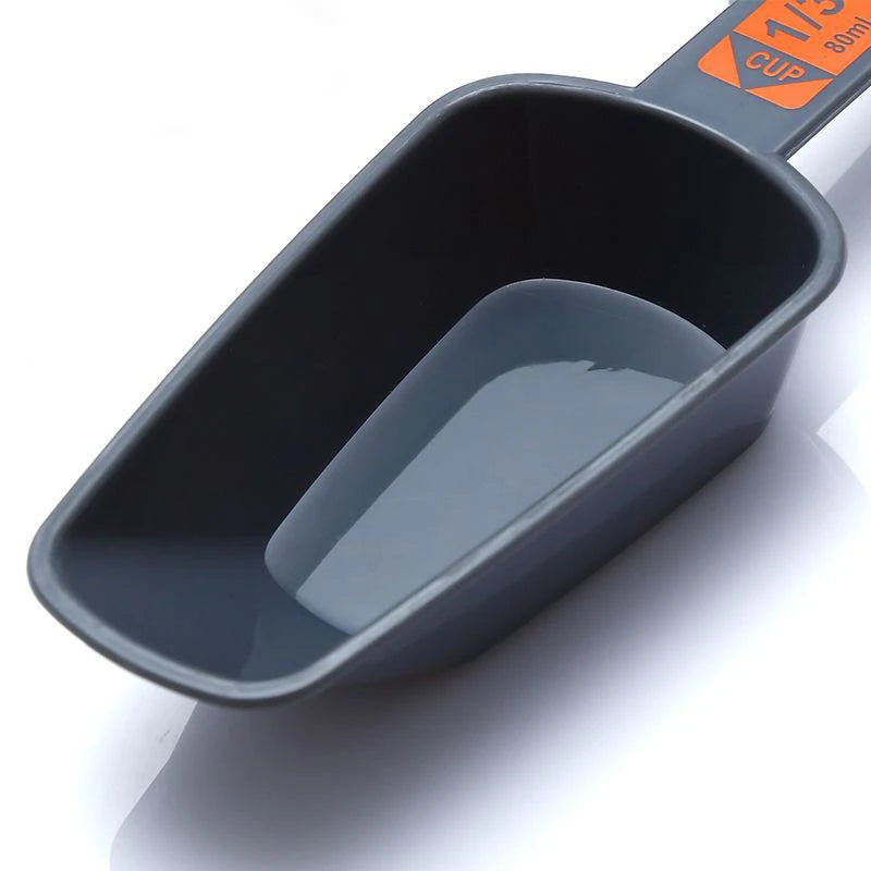 4PCS Multifunction Measuring Spoons and Measuring Cups Scoop with Scale for Coffee Making Kitchen Baking Measuring Kitchen Tool Peaceful Pleasures Health and Wellness