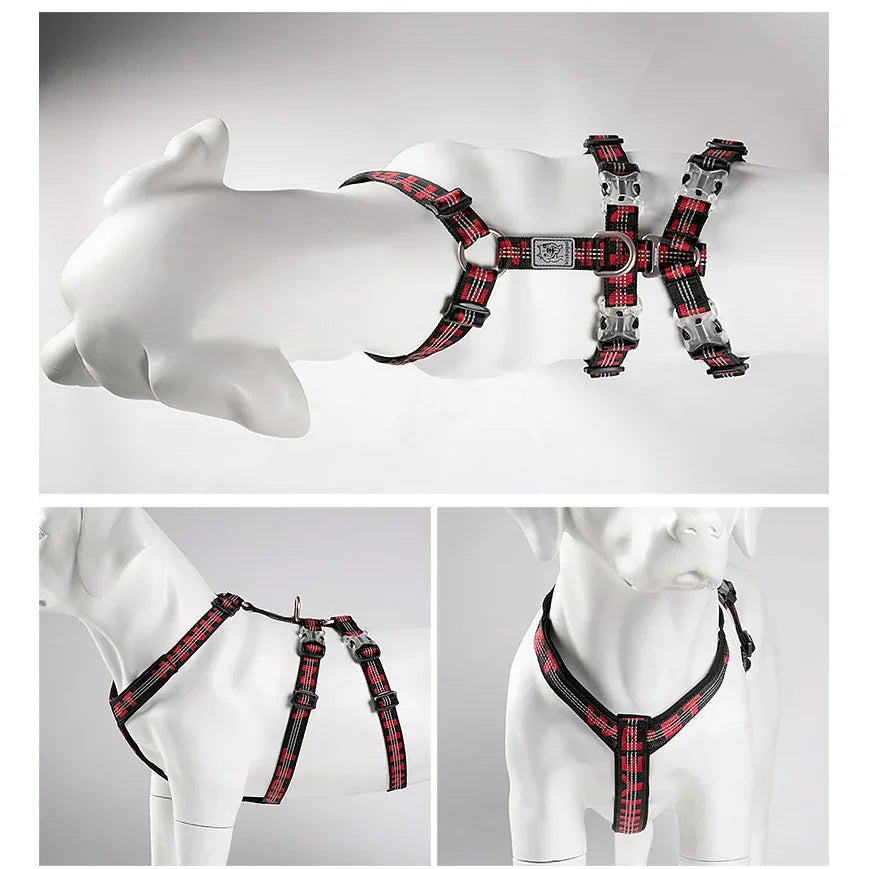 TRUELOVE Pet Best Double H Trail Runner No-Pull Dog Harness 3M Reflective with Premium Material Small Medium Large Dogs YH1804 Peaceful Pleasures Health and Wellness