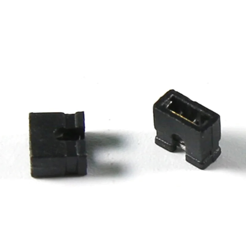 100PCS Pitch 2.0mm Shorting Cap Pin Header Jumper Cap Short Block Black Circuit Board Jumper Cap Peaceful Pleasures Health and Wellness