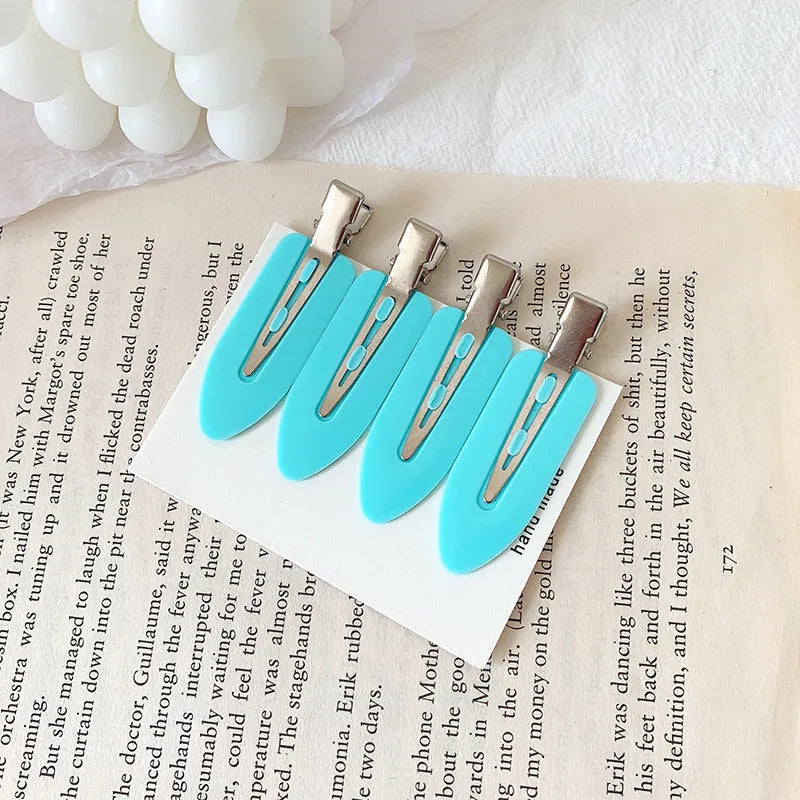 Seamless No-Crease Hair Clips for Bangs & Styling | 2/4 Pack