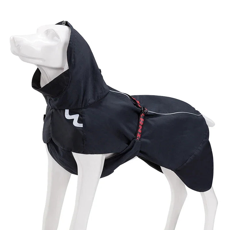 TRUELOVE Pet Clothing Waterproof Windbreaker Detachable Jacket Clothes for Dogs Fashion Patterns Soft Pet Raincoat Coat YG1872 Peaceful Pleasures Health and Wellness black 70CM China Mainland