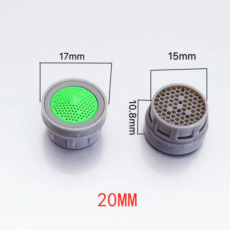 2-Pack Water-Saving Faucet Aerator Chrome Tap Filter Nozzle