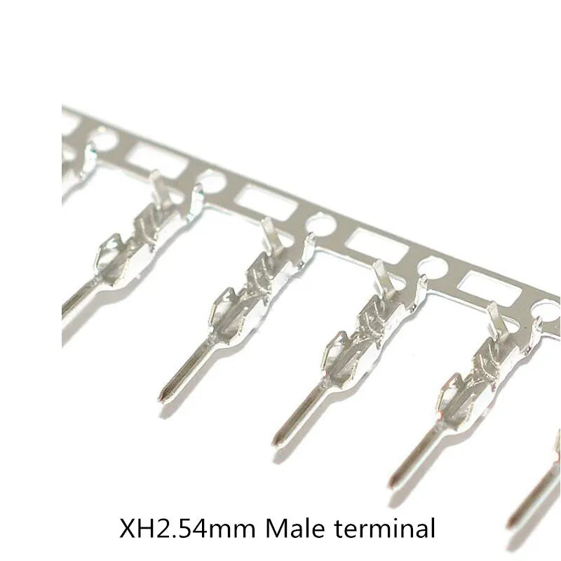 100pcs Line Pressing Terminal Reed XH2.54 PH2.0 CH3.96 VH3.96 KF2510 Dupont SM ZH1.5 JST1.25 SH1.0 Strip Metal Needle Peaceful Pleasures Health and Wellness XH2.54mm Male
