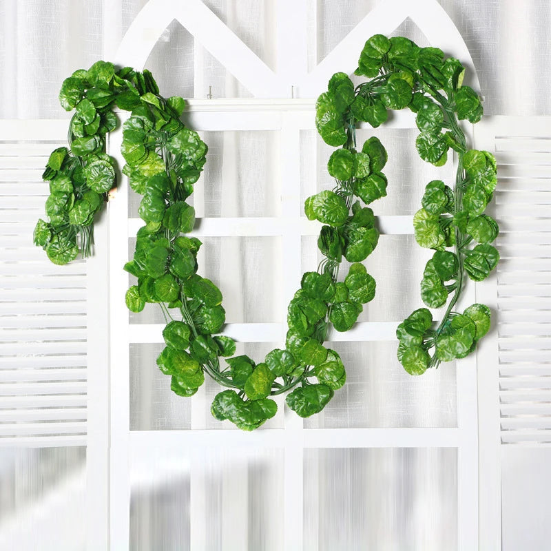 Artificial Silk Green Vine Rattan – Wedding & Home Wall Decor
