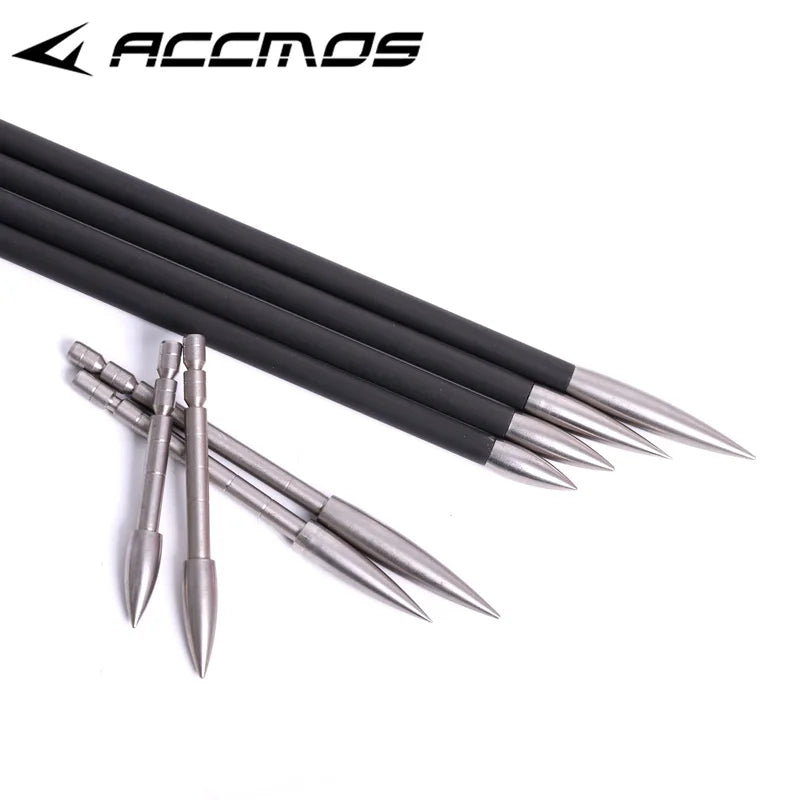 12 DIY 100 120 150 200 Grain Stainless Steel Bullet Point Tip ID4