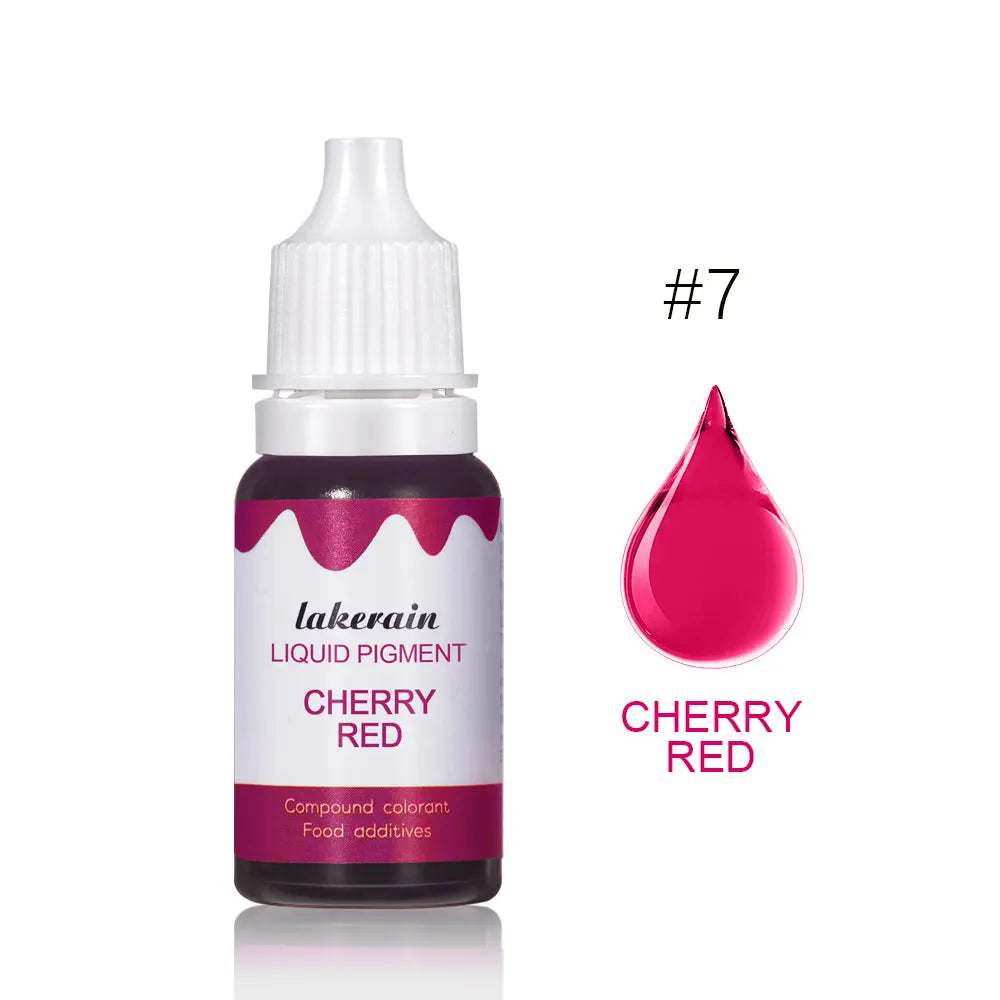 10ml Lip Gloss Liquid Pigment Flavor Essence Oil Drop for Clear Lip Gloss Base Gel Lip Glaze Odorless Moisturizing Lipgloss Base Peaceful Pleasures Health and Wellness liquid pigment 7