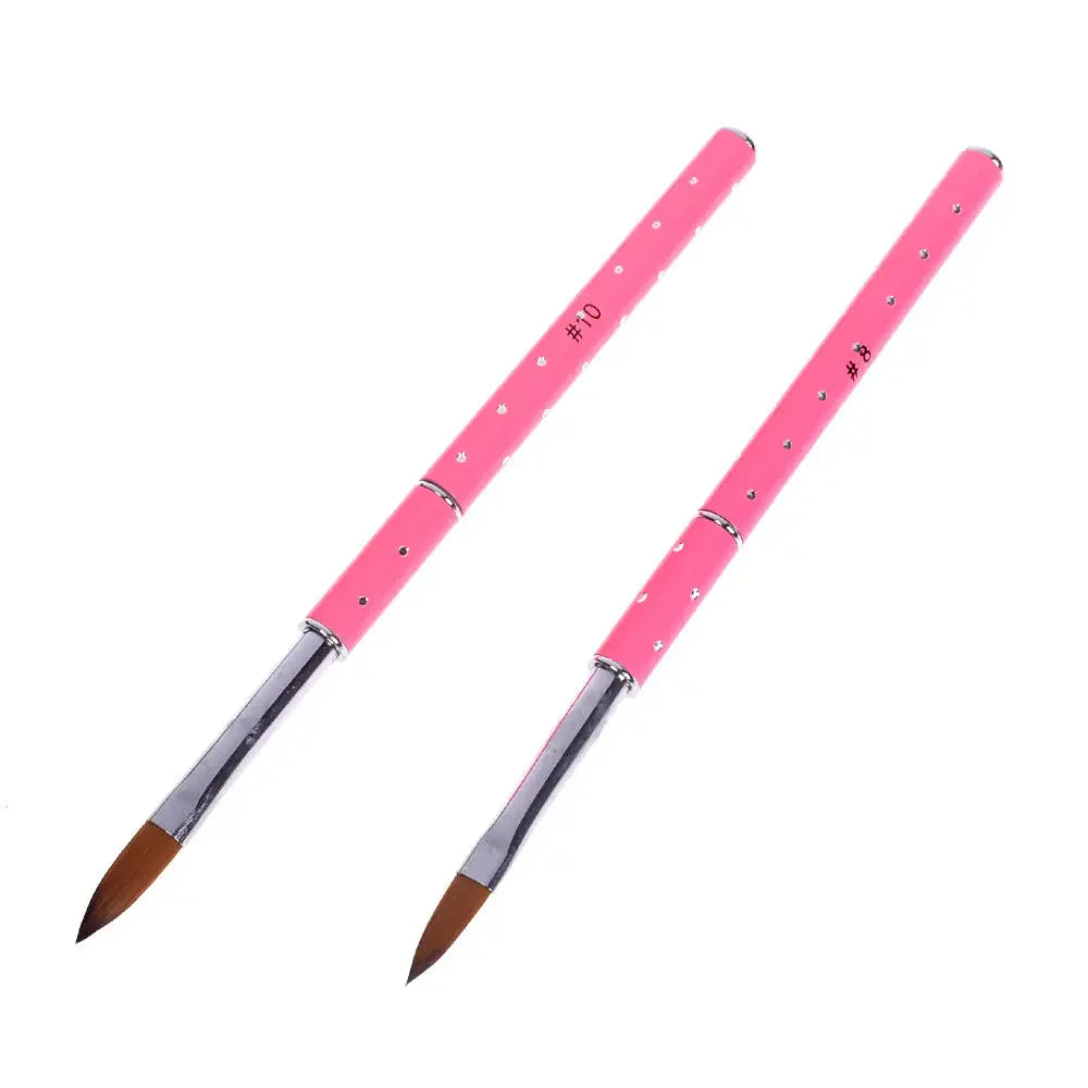 Kolinsky Sable Nail Art Brush – Metal Handle UV Gel & Acrylic