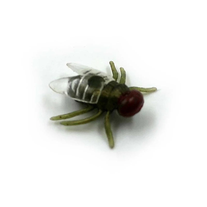 100 Pcs Fake Flies Plastic Bug Prank Toys | Halloween Party