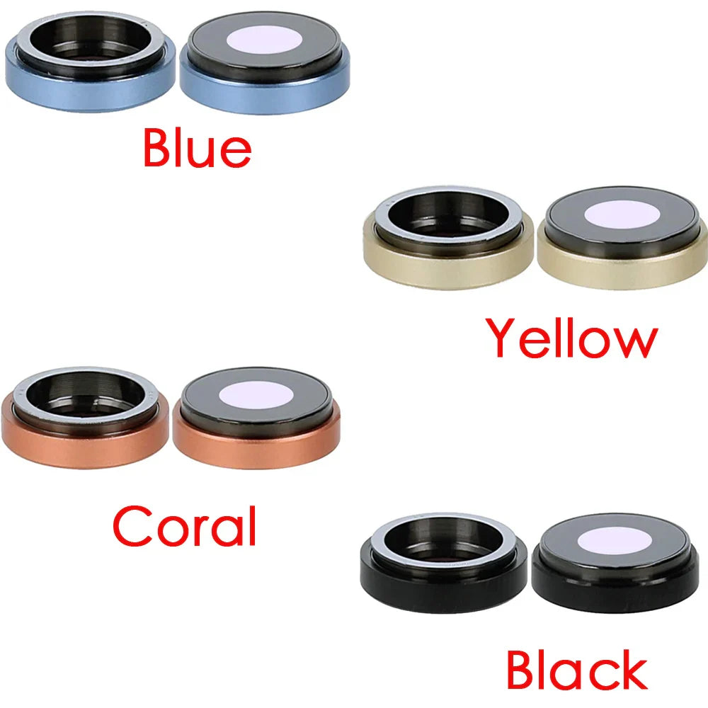 iPhone XR Rear Camera Lens Glass Cover with Frame Replacement