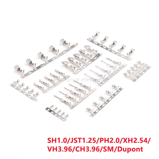 100pcs Line Pressing Terminal Reed XH2.54 PH2.0 CH3.96 VH3.96 KF2510 Dupont SM ZH1.5 JST1.25 SH1.0 Strip Metal Needle Peaceful Pleasures Health and Wellness